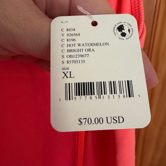 NWT Free People Hotshot Onesie Hot Watermelon Size XL - Picture 6 of 7